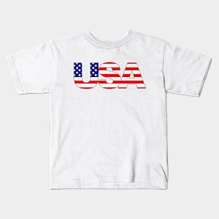 4th of July USA Independence Day Kids T-Shirt